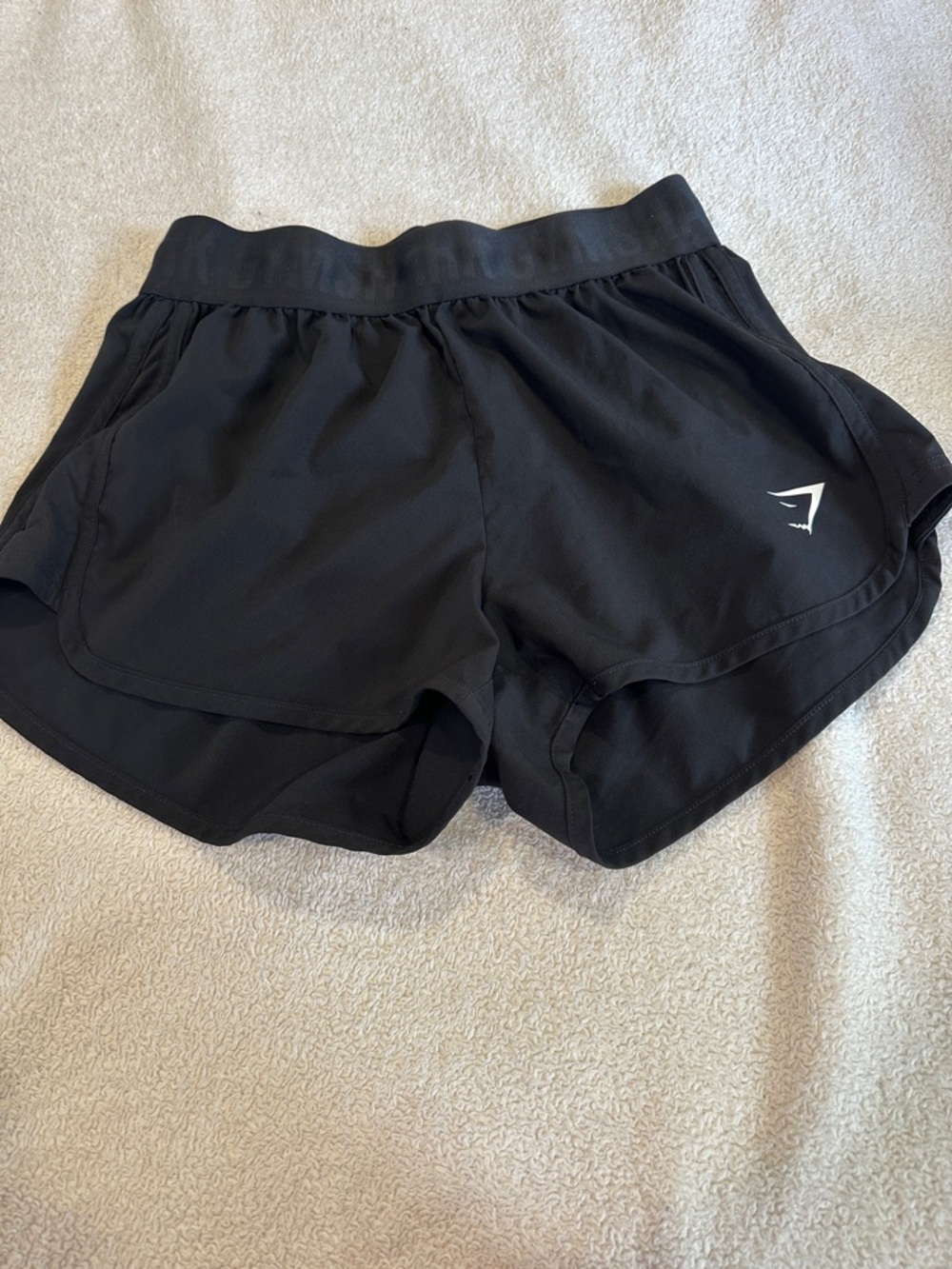Gymshark Women’s Black Athletic Training Shorts size XS